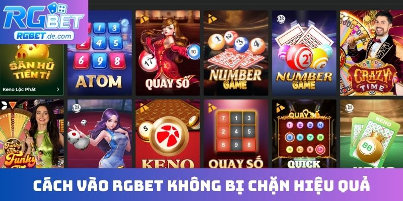 Cách vào RGBET không bị chặn hiệu quả