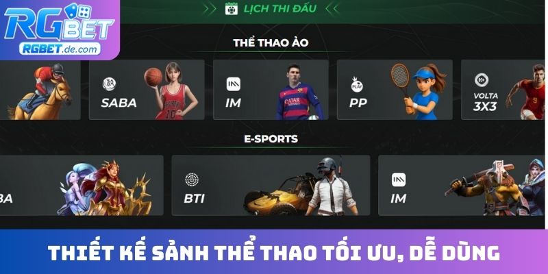 Thiết kế sảnh thể thao tối ưu, dễ dùng